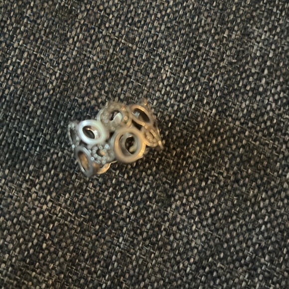 Brightonretired silverplateCalliope swavorski crystals size 7 ring matching set - Picture 2 of 5